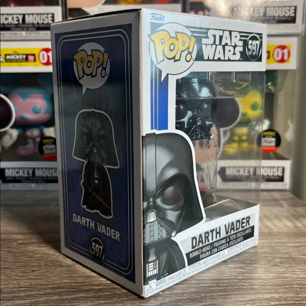 Funko Pop Star Wars Darth Vader Black and Red Figure - Picture 2 of 4